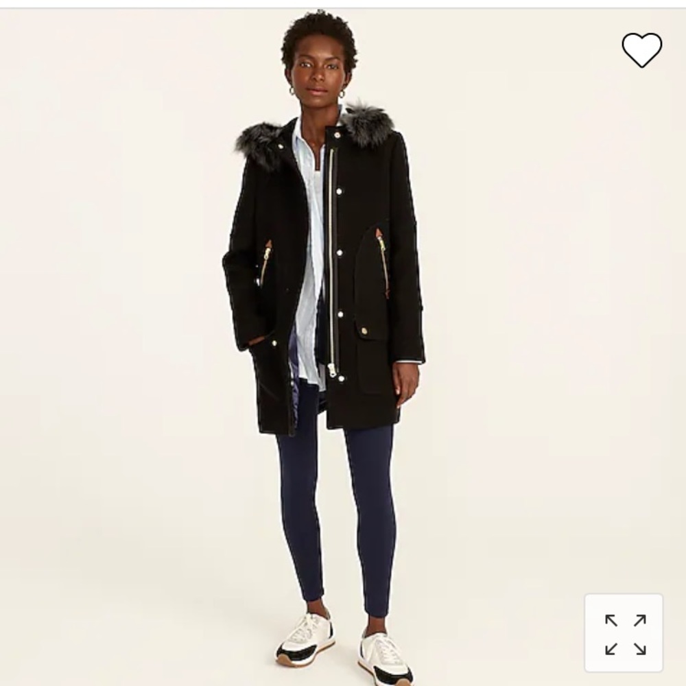 J Crew Chateau Parka in Italian Wool